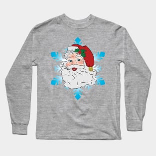 Happy Vintage Santa Claus - Retro Santa Claus product Long Sleeve T-Shirt